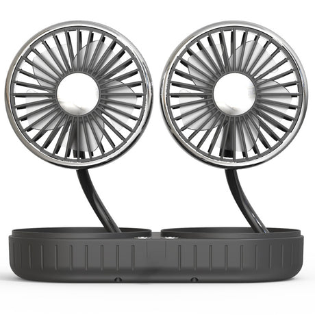 Double-Headed USB Car Fan