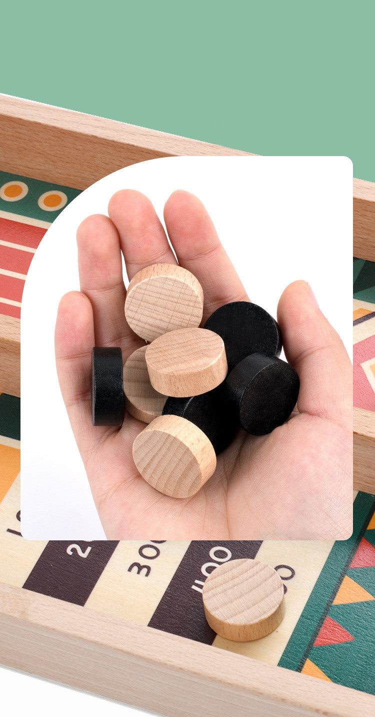 Wooden Sling Puck Game