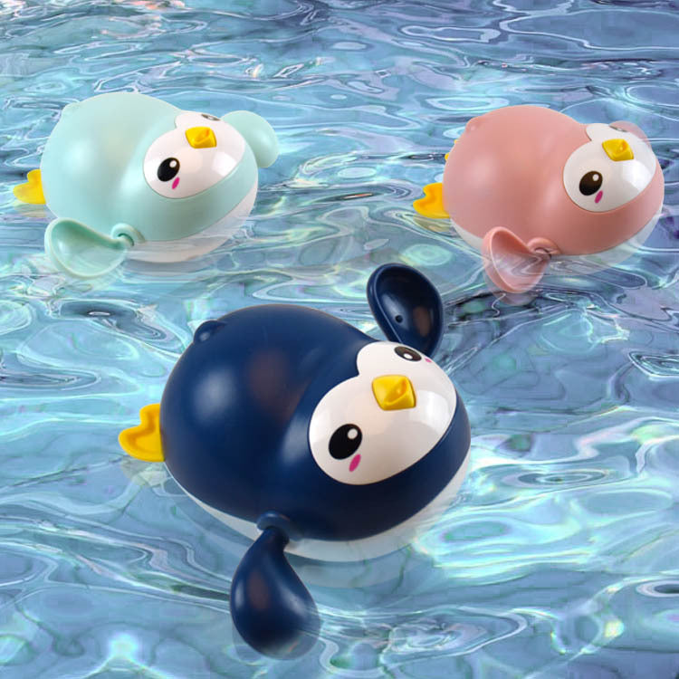 Kawaii Swimming Penguin Bath Toy