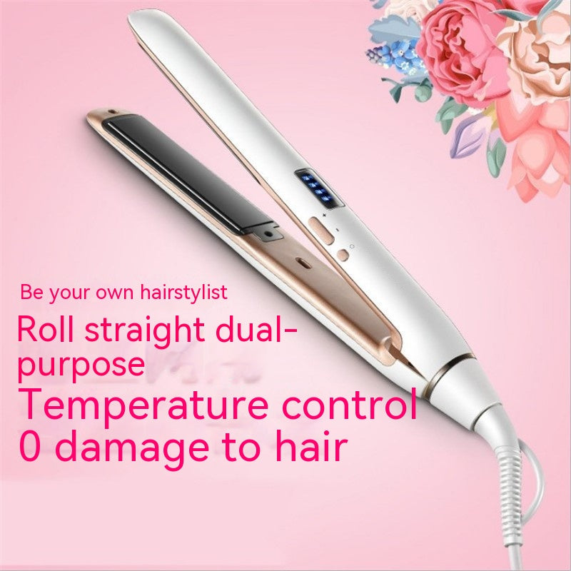 Dual-Function Hair Straightener Curler