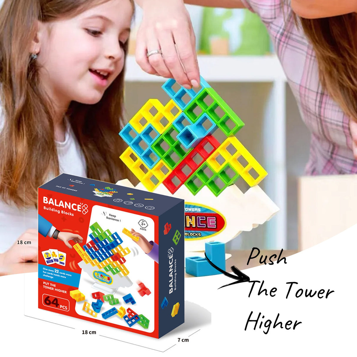 Family Fun Tower Stack Game