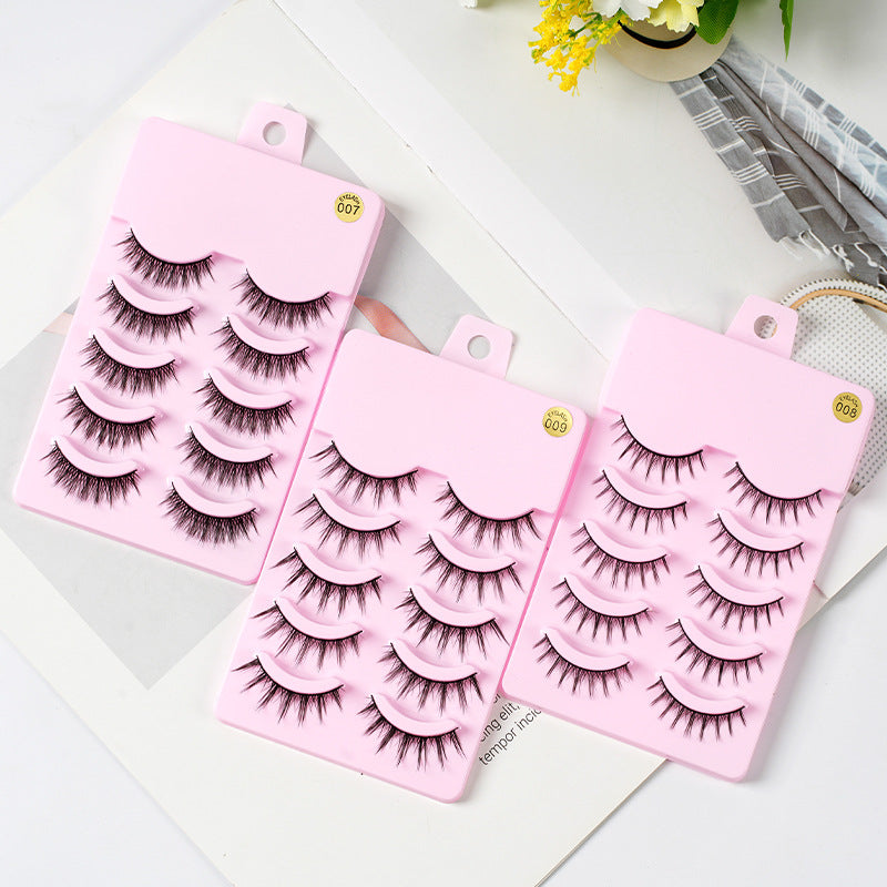 5 Pairs False Eyelashes Set