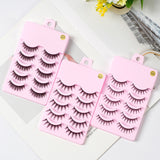 5 Pairs False Eyelashes Set