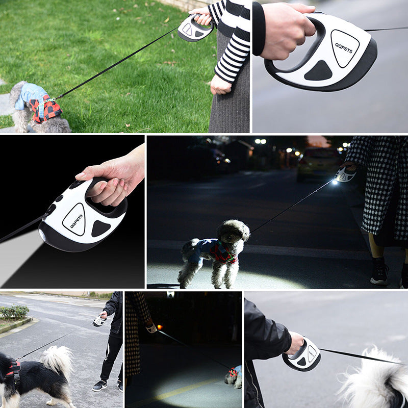 LED Automatic Retractable Dog Leash