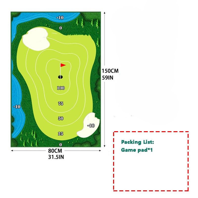 Golf Training Mat Swing Practice Pad Game