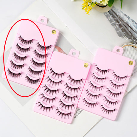 5 Pairs False Eyelashes Set