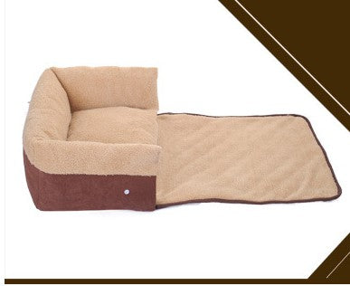 Flip Pet Nest Removable Bed with Blanket