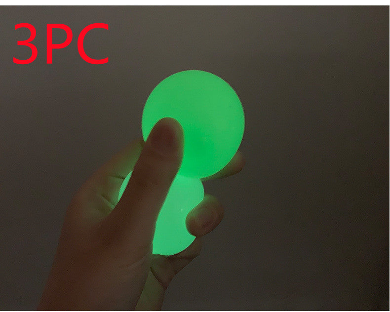 Glow-in-the-Dark Sticky Wall Ball