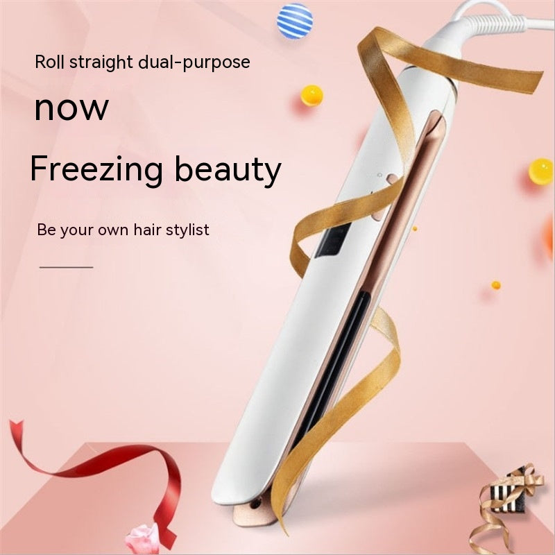 Dual-Function Hair Straightener Curler