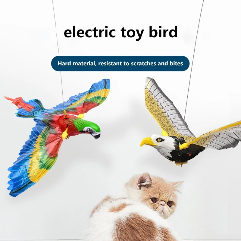 Interactive Hanging Bird Toy for Pets