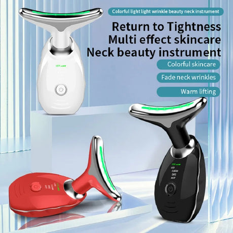 LED Photon Beauty Device: Neck & Face Tightening