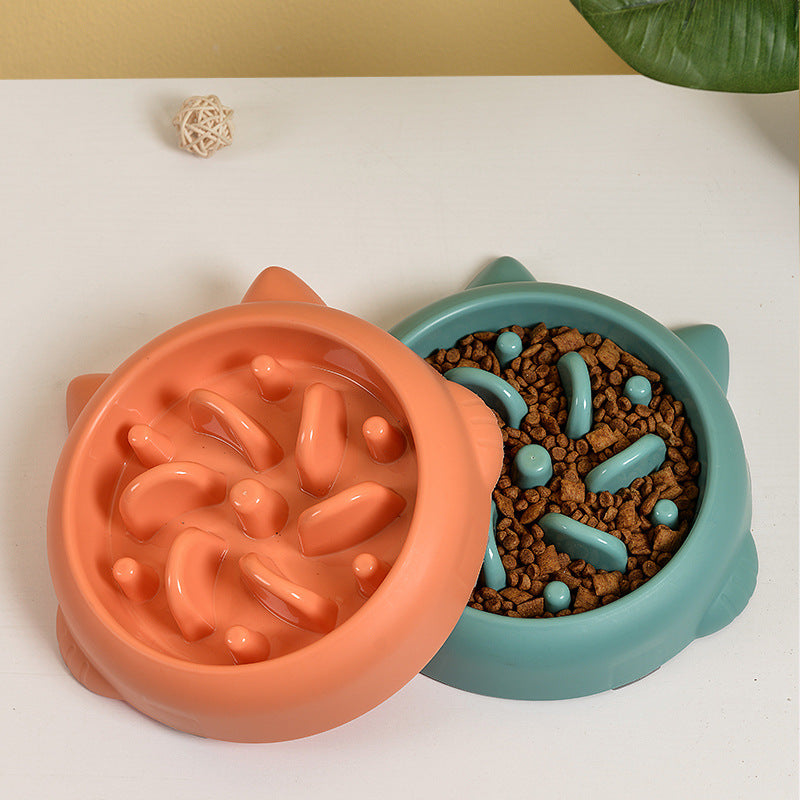 Slow Feeder Pet Dog and Cat Anti-Choking Bowl