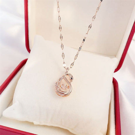 Valentine's Day Perfume Bottle Pendant Necklace