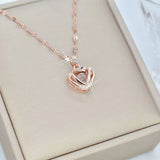 Valentine's Day Perfume Bottle Pendant Necklace