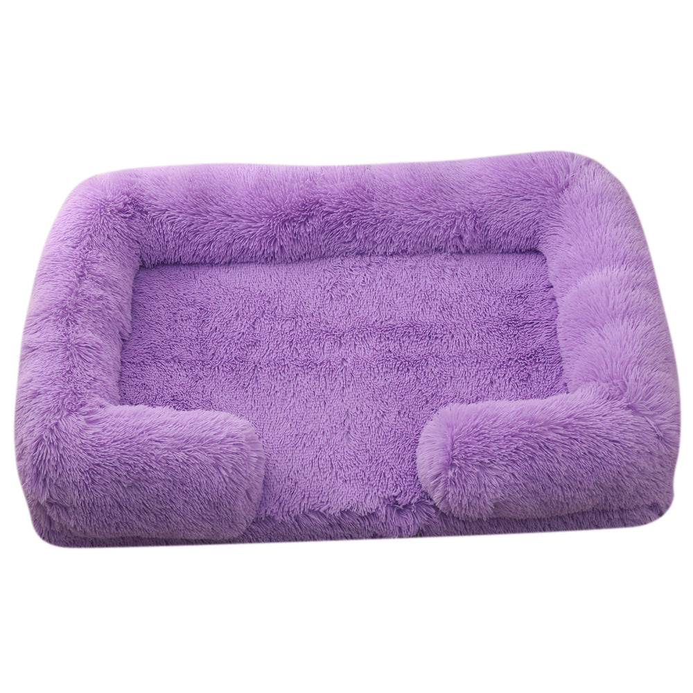 Plush Round Pet Dog Bed