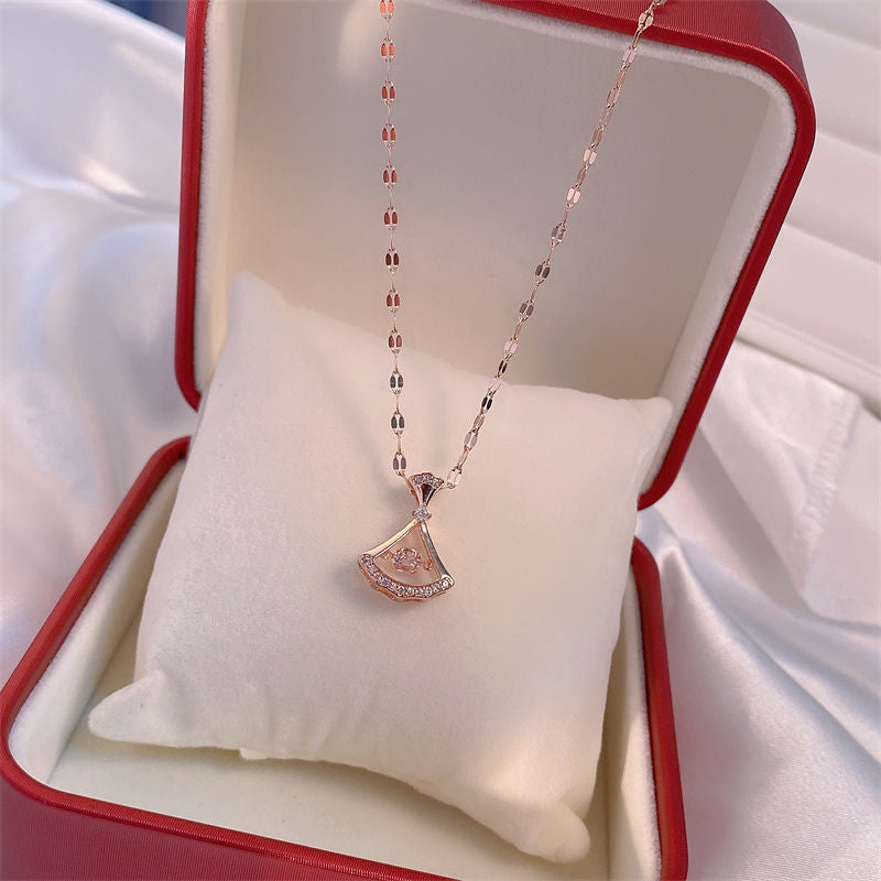 Valentine's Day Perfume Bottle Pendant Necklace