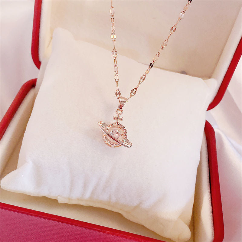 Valentine's Day Perfume Bottle Pendant Necklace