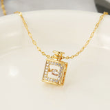 Valentine's Day Perfume Bottle Pendant Necklace