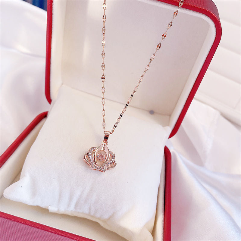 Valentine's Day Perfume Bottle Pendant Necklace