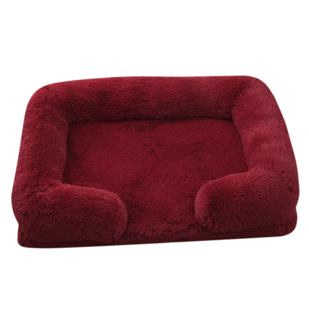 Plush Round Pet Dog Bed