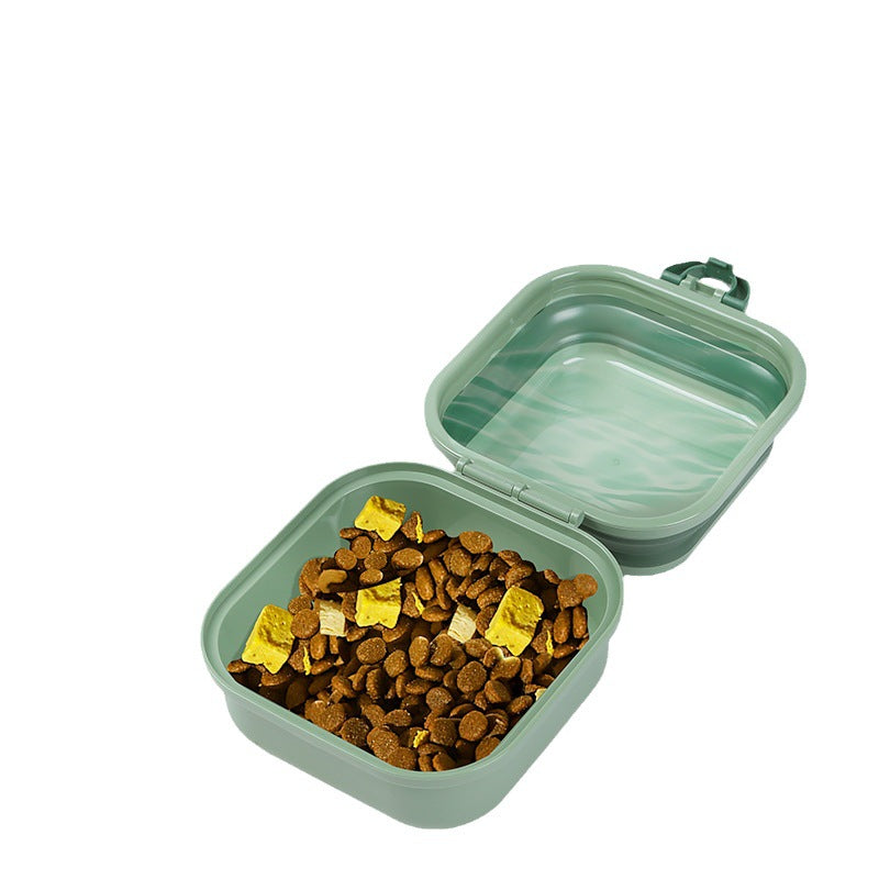 Foldable Double-Layer Dog Bowl