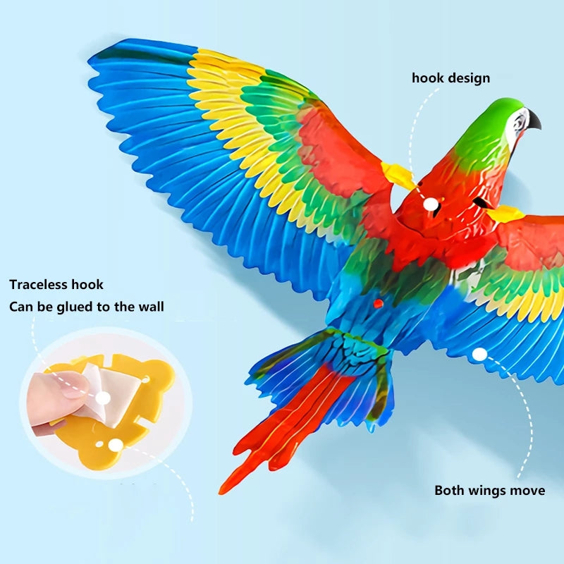 Interactive Hanging Bird Toy for Pets