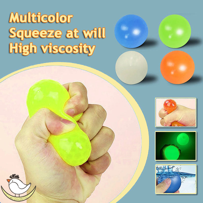 Glow-in-the-Dark Sticky Wall Ball