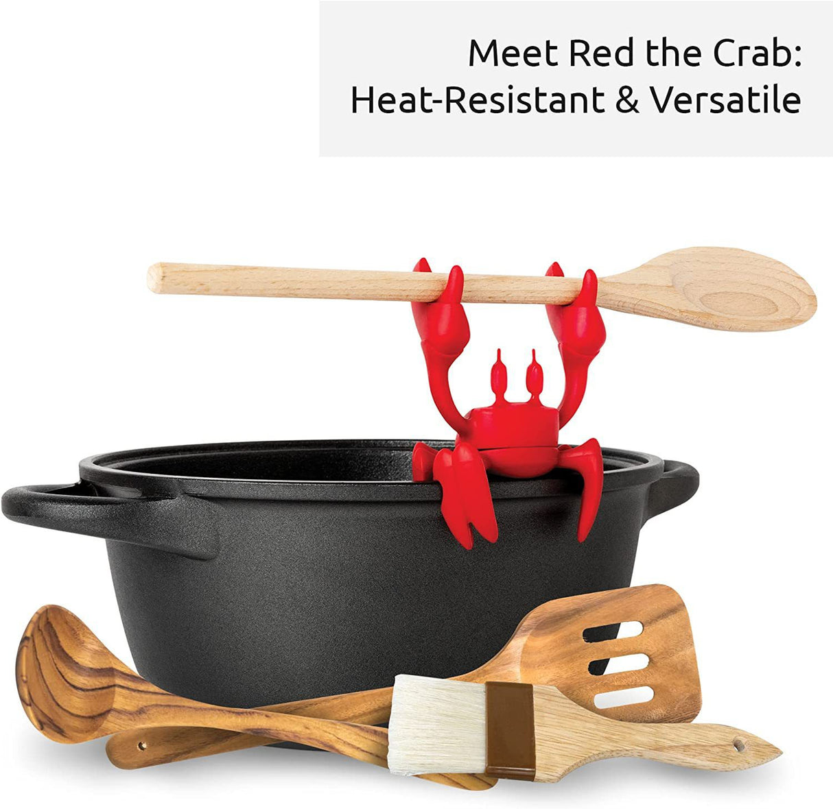 Crab Clip Silicone Tableware Holder