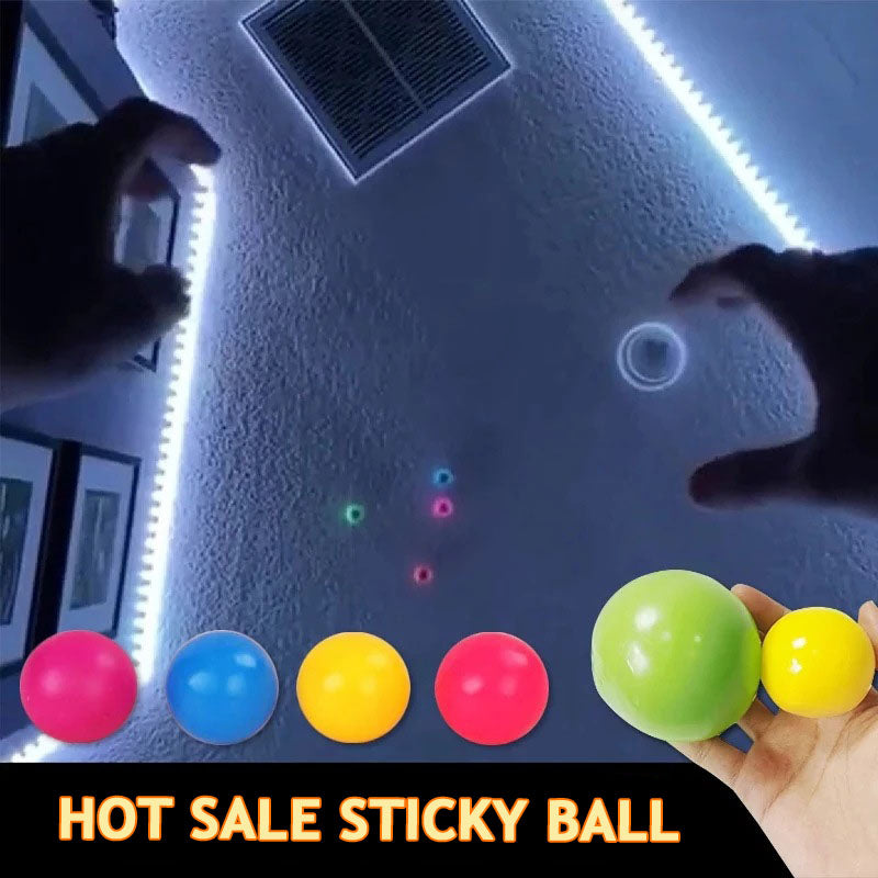 Glow-in-the-Dark Sticky Wall Ball