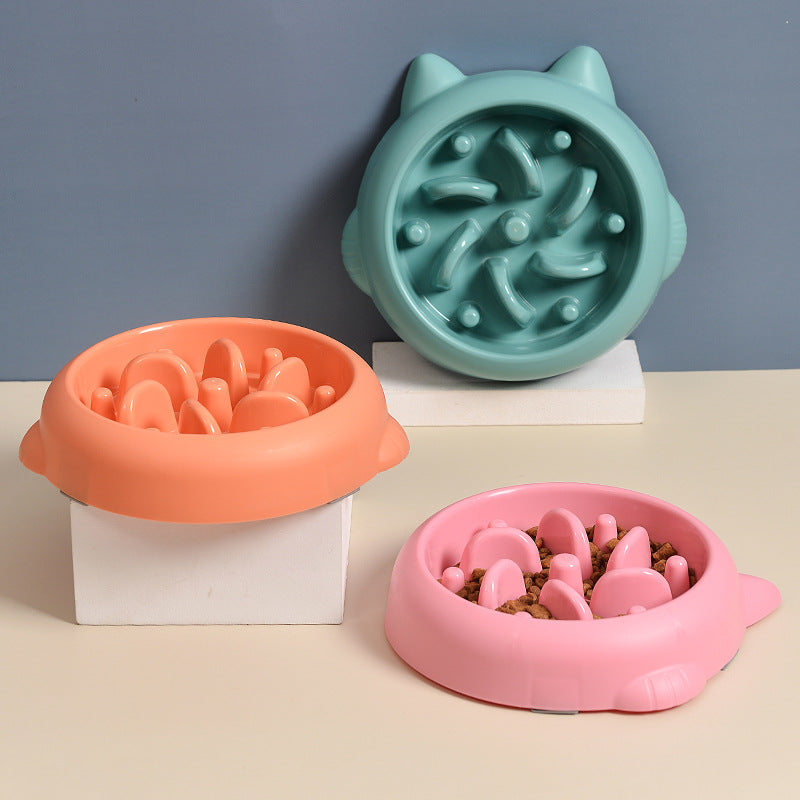 Slow Feeder Pet Dog and Cat Anti-Choking Bowl