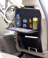 Car Seat Back Storage Bag Foldable Dining Tray Organizer