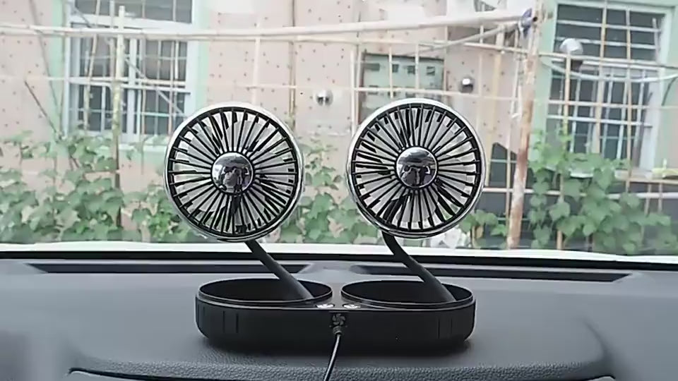 Double-Headed Hose Small Fan Usb Car Car Car Inter